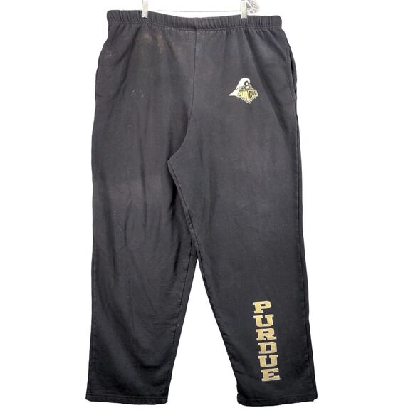 TCX Apparel Purdue University Boilermakers Sweatpants Mens Size XL Black Logo - Picture 1 of 16